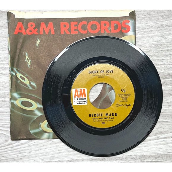 Herbie Mann Unchain My Heart / Glory of Love 45 Pop Record NM - Picture 4 of 4